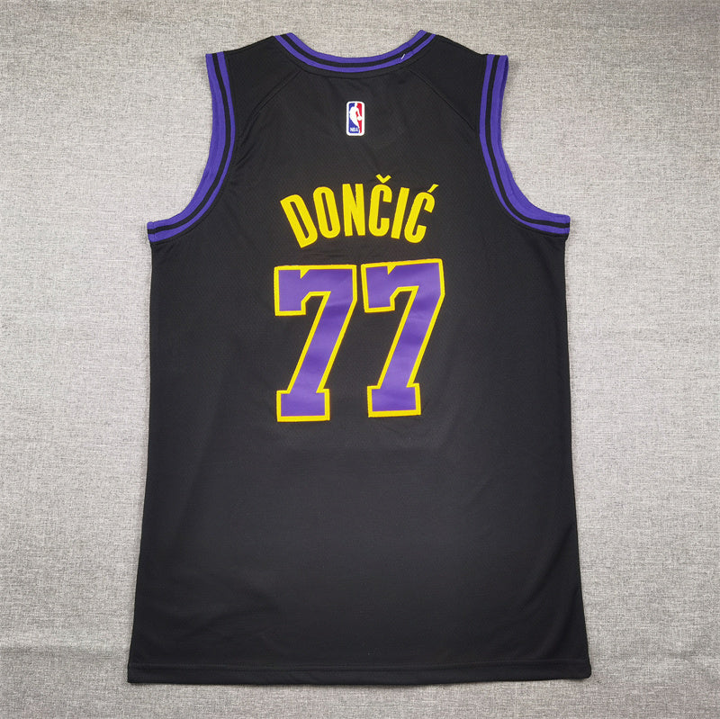 Luka Don?i? #77 Los Angeles Lakers 2024 City Edition Swingman Jersey ― Embroidered