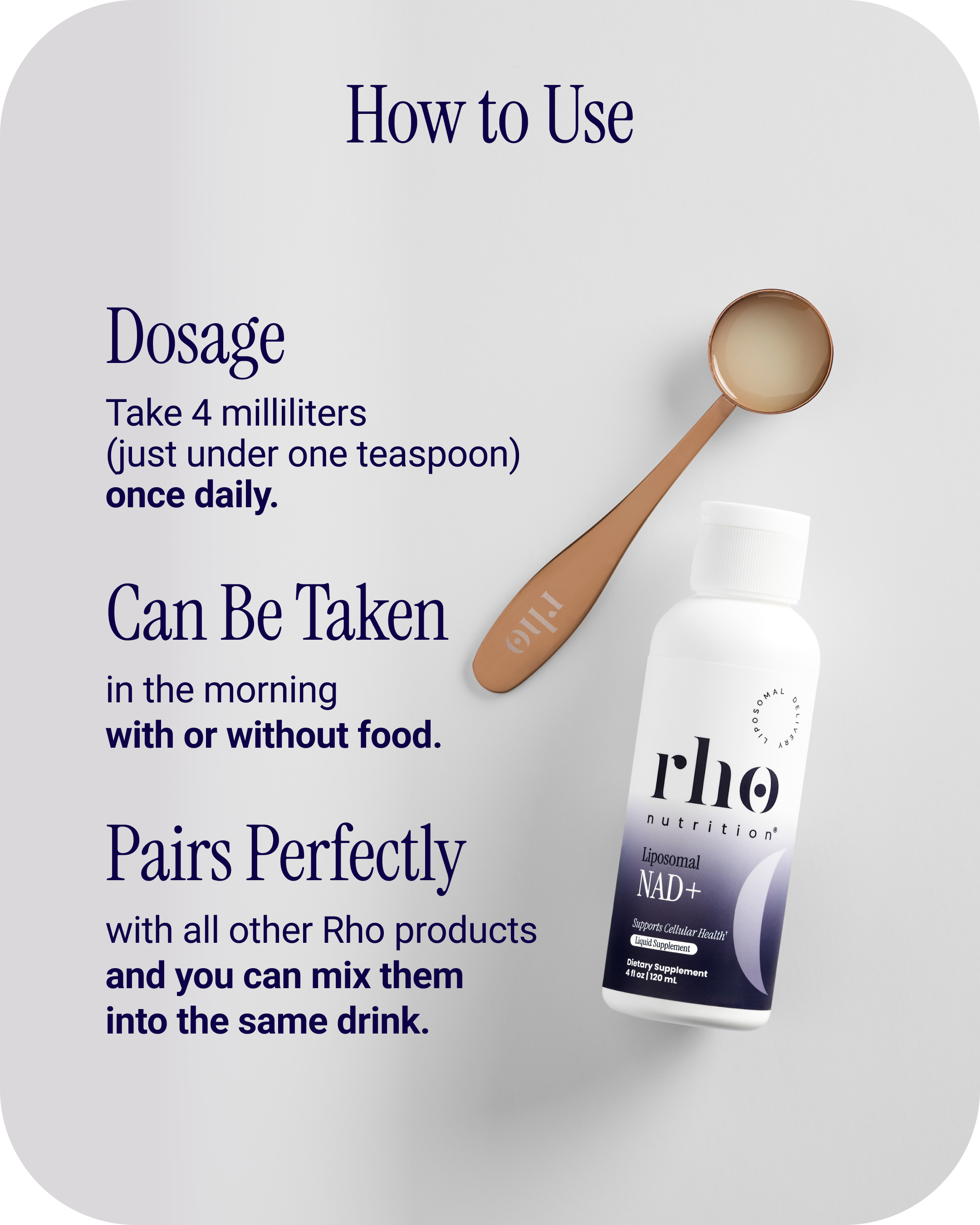 Rho Liposomal NAD+ (3 Pack)