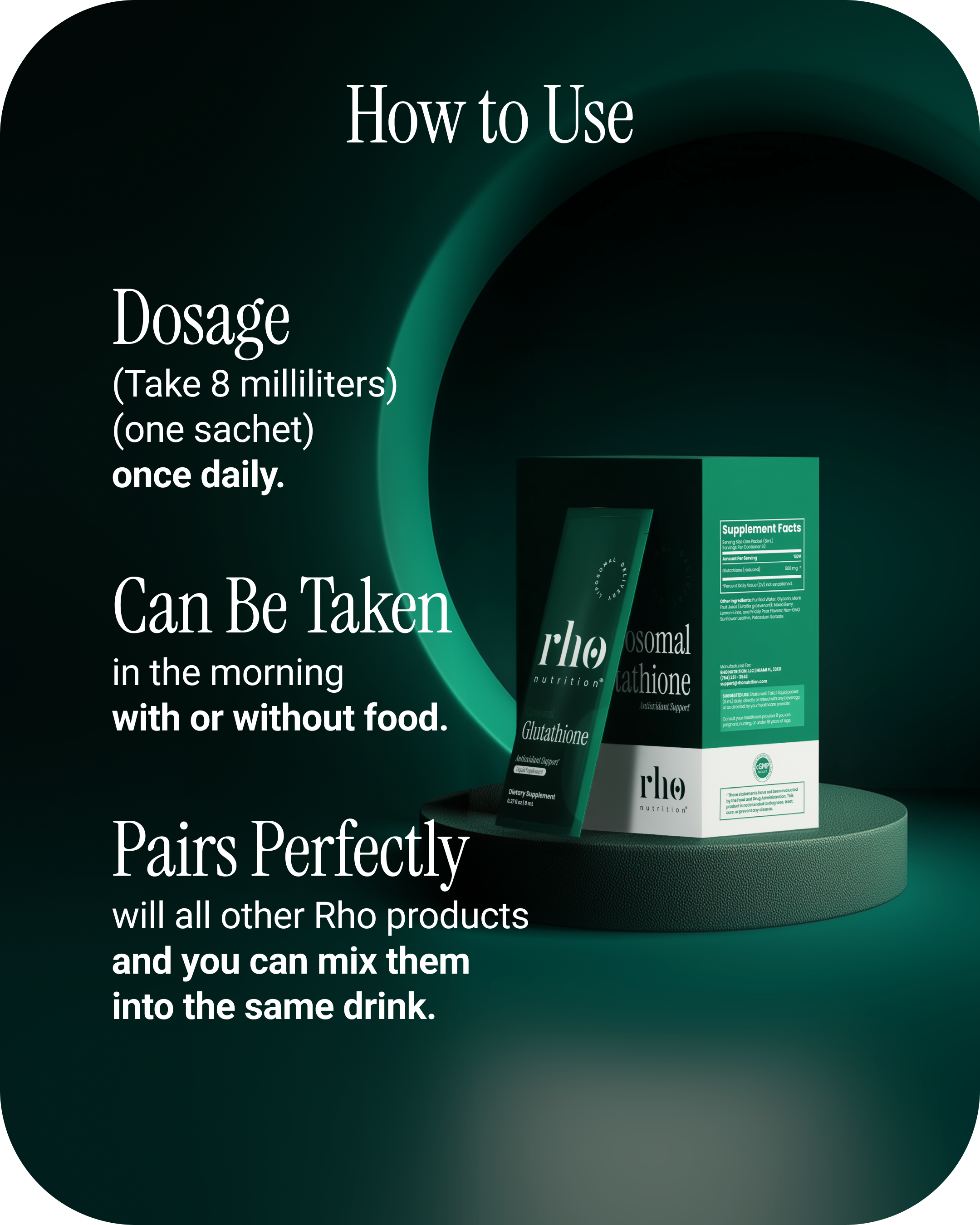 Glutathione Travel Packs