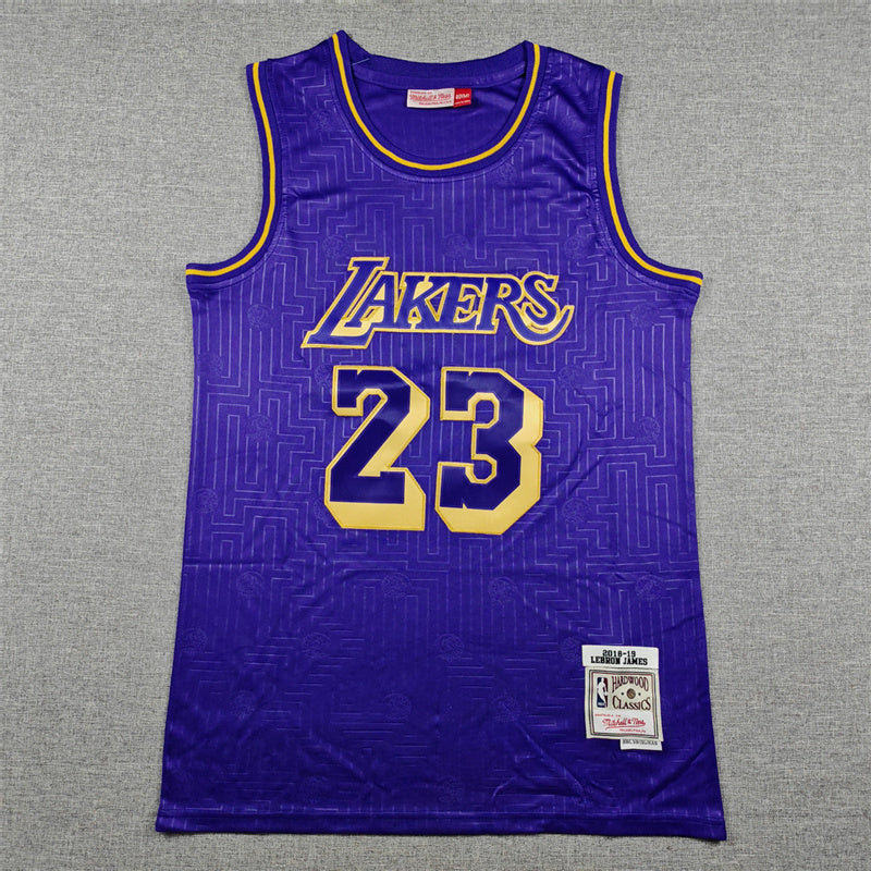 LeBron James #23 Los Angeles Lakers City Edition Swingman Jersey ― Embroidered