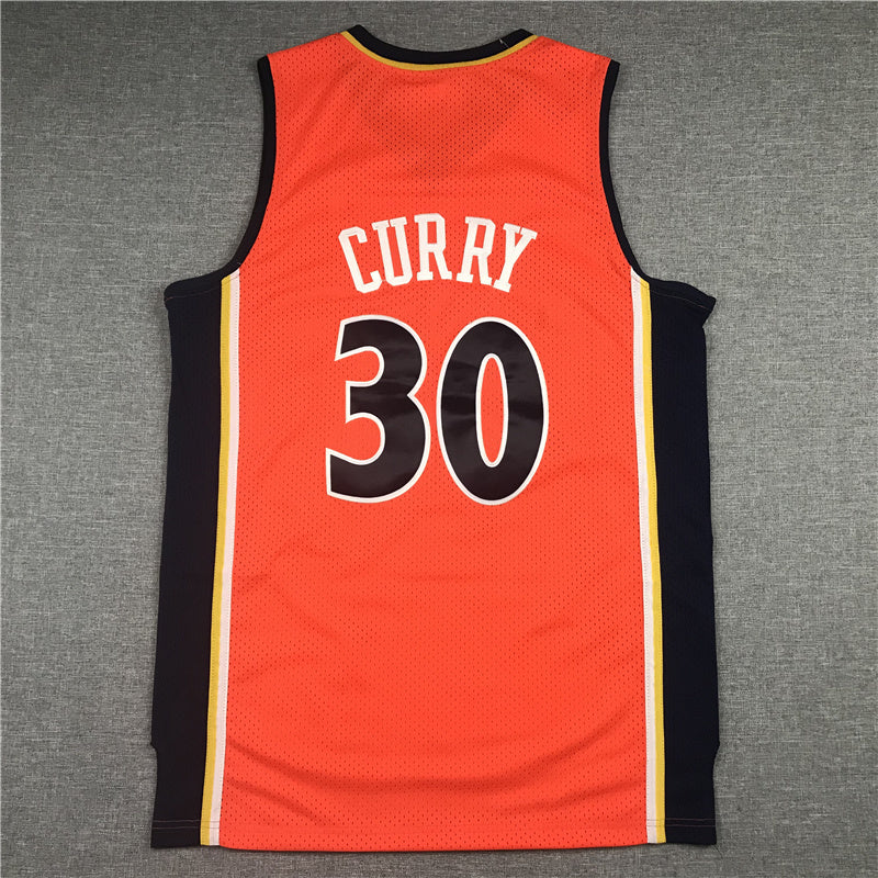 Golden State Warriors Stephen Curry #30 2009-10 Throwback - Embroidered