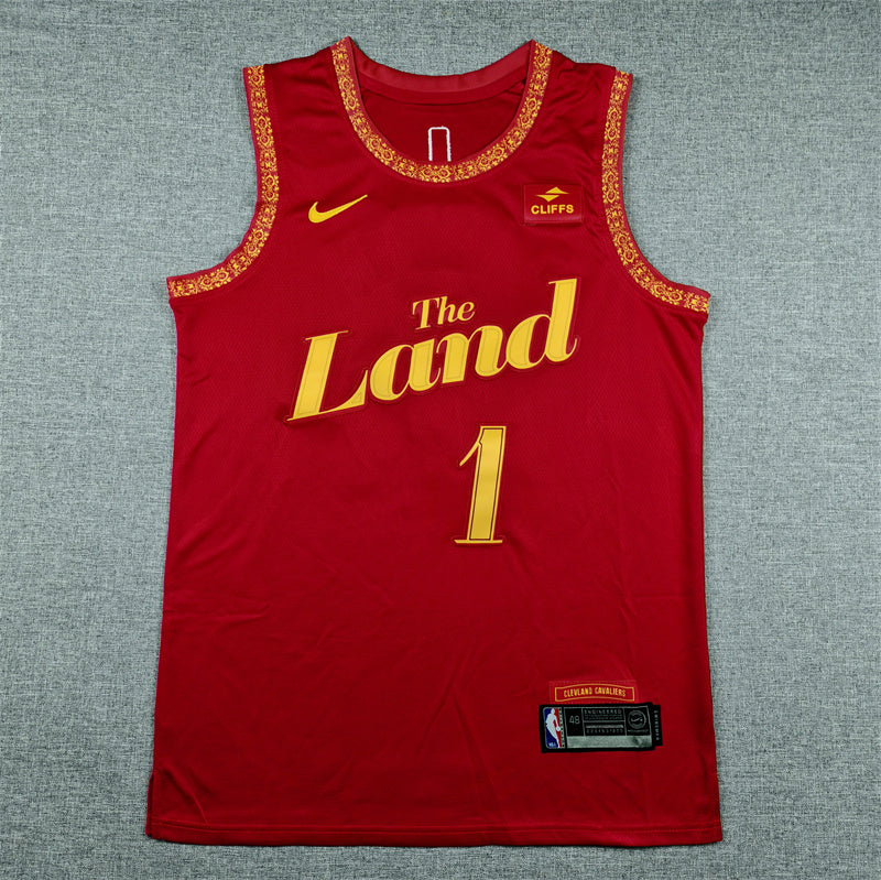 Cleveland Cavaliers James Harden #1 2026 City Edition ！ Embroidered Jersey