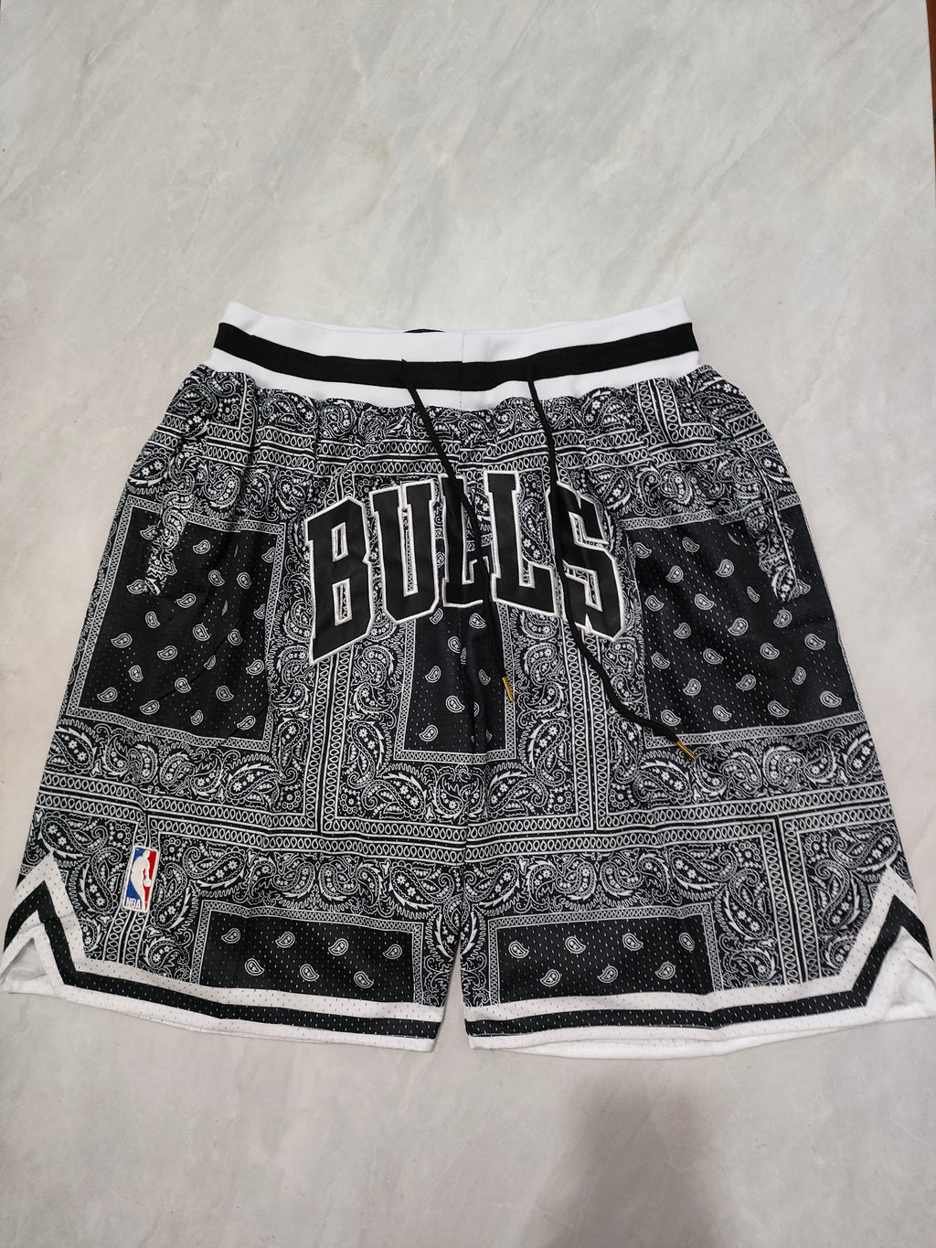 Chicago Bulls Transfer Print Pocket Shorts