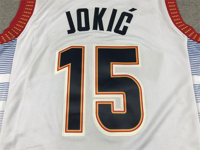 Denver Nuggets Nikola Jokic #15 2023 City Edition - Embroidered Jersey
