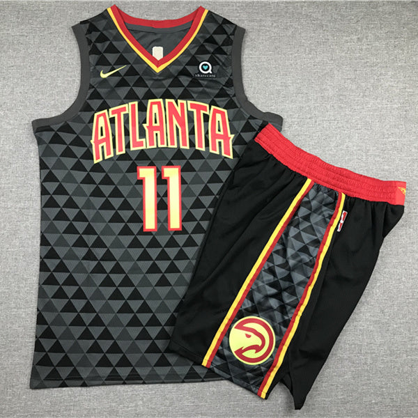 Atlanta Hawks Trae Young #11 City Edition Set ！ Embroidered Jersey