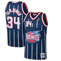 Houston Rockets Hakeem Olajuwon #34 1996-97 Throwback ！ Embroidered Jersey
