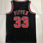 Chicago Bulls  Scottie Pippen Thorwback Black Jersey