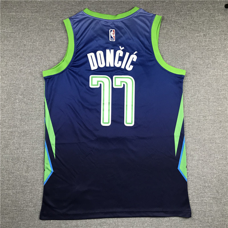 Dallas Mavericks Luka Doncic #77 City Edition Swingman Set ！ Embroidered