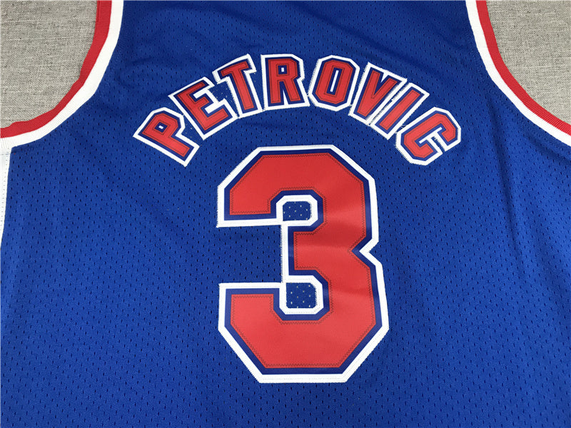 Brooklyn Nets Dra?en Petrovi? #3 City Edition - Embroidered Jersey