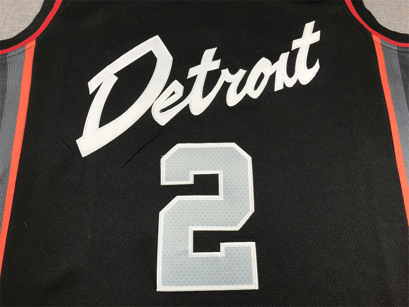 Detroit Pistons Cade Cunningham #2 2024 City Edition Swingman Jersey ！ Embroidered