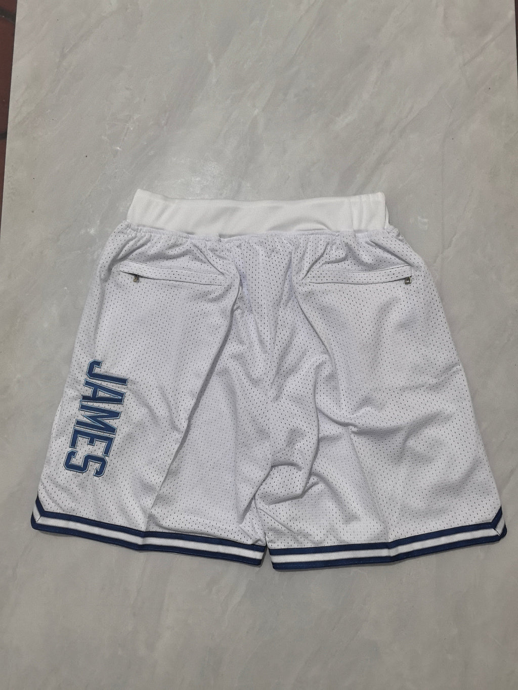 Movie Version White Pocket Shorts
