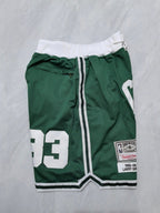 Boston Celtics Green Retro Pocket Shorts
