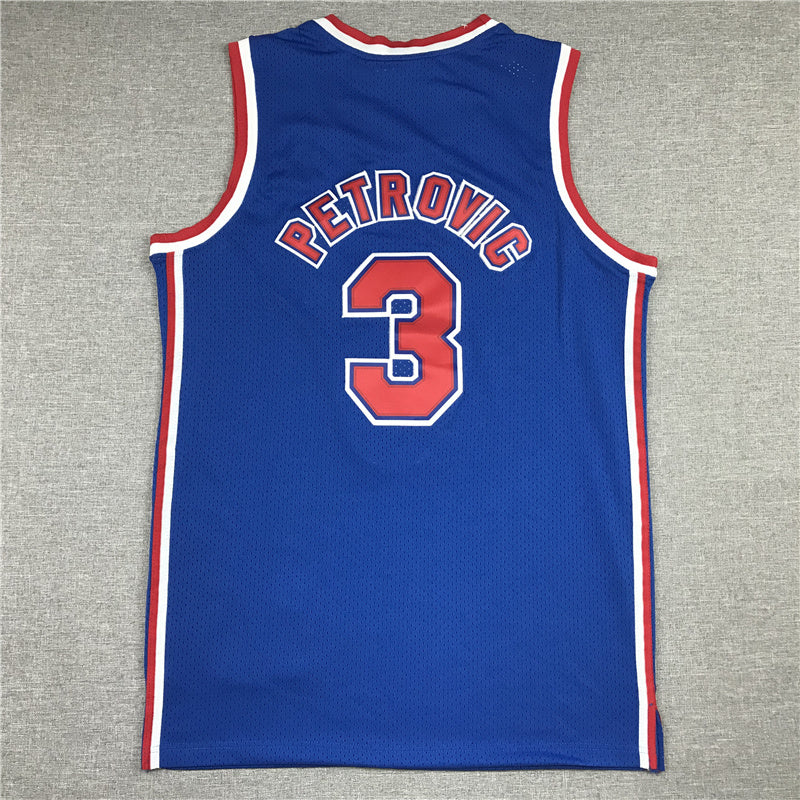 Brooklyn Nets Dra?en Petrovi? #3 City Edition - Embroidered Jersey