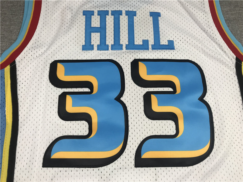 Detroit Pistons Grant Hill #33 1998-99 Throwback ！ Embroidered