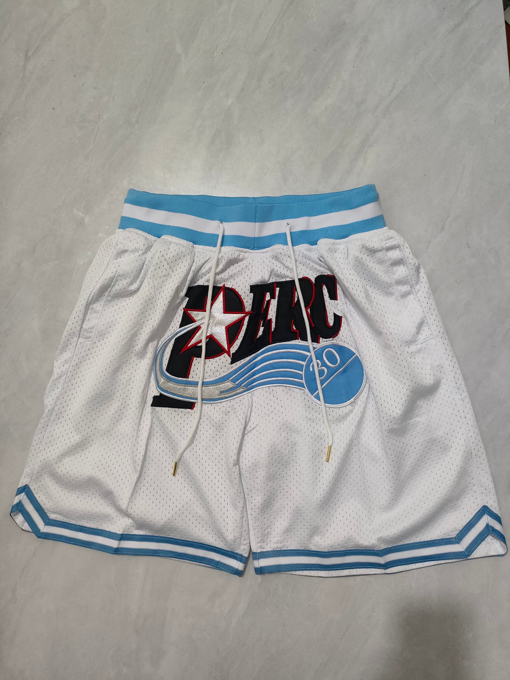 Movie Version White Pocket Shorts