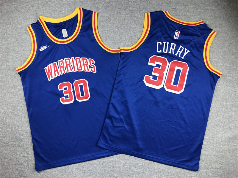 Youth Stephen Curry Golden State Warriors #30   Embroidered  Jersey