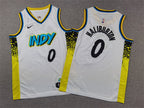 Youth Tyrese Haliburton Indiana Pacers #0 City Edition Embroidered  Jersey