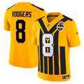 Aaron Rodgers #8 Pittsburgh Steelers Yellow Game Jersey [Pre-Order]