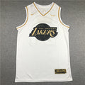 Kobe Bryant #24 Los Angeles Lakers "White & Gold" City Edition Swingman Jersey - Embroidered