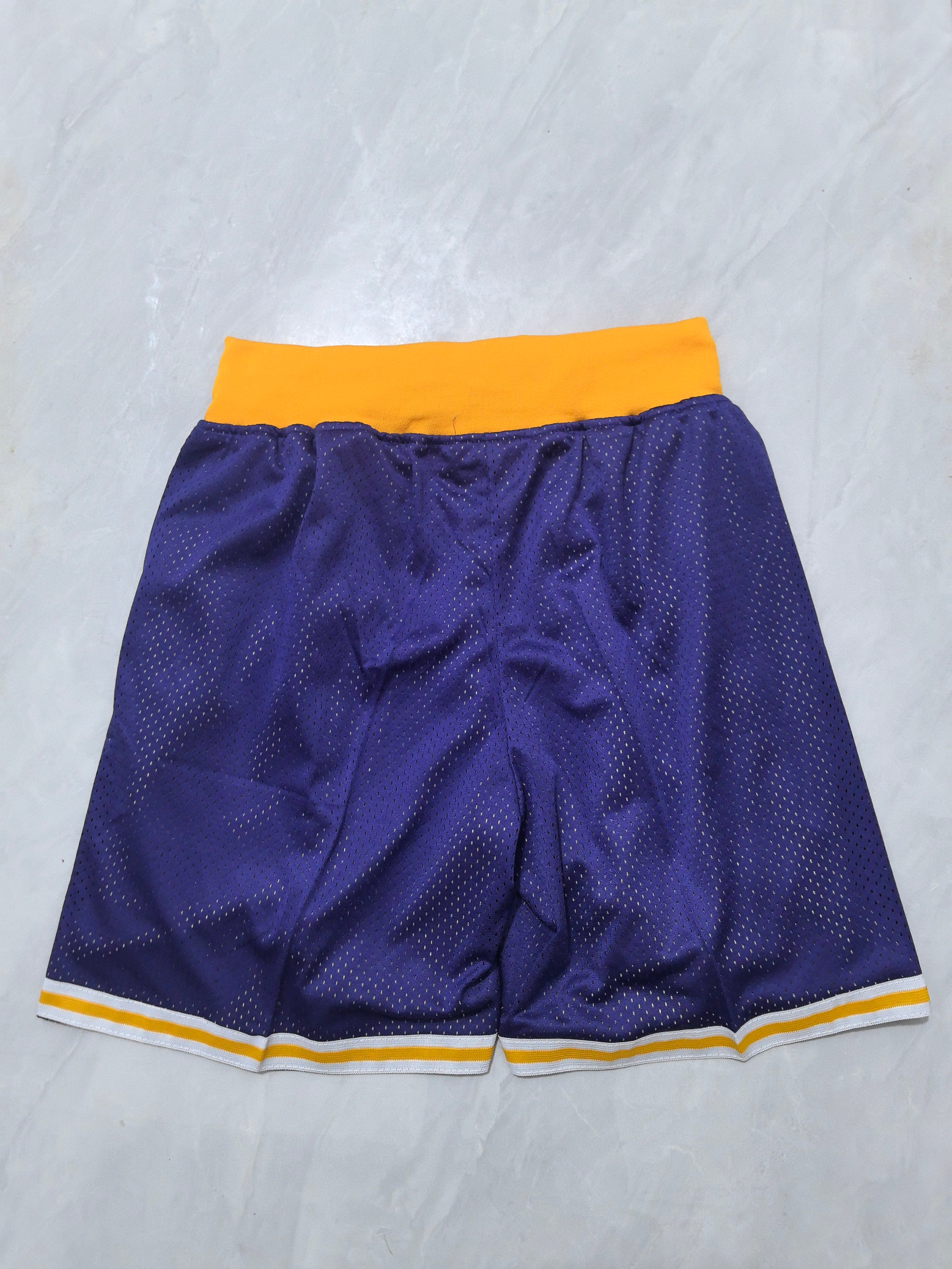 Los Angeles Lakers Purple Retro Pocket Shorts