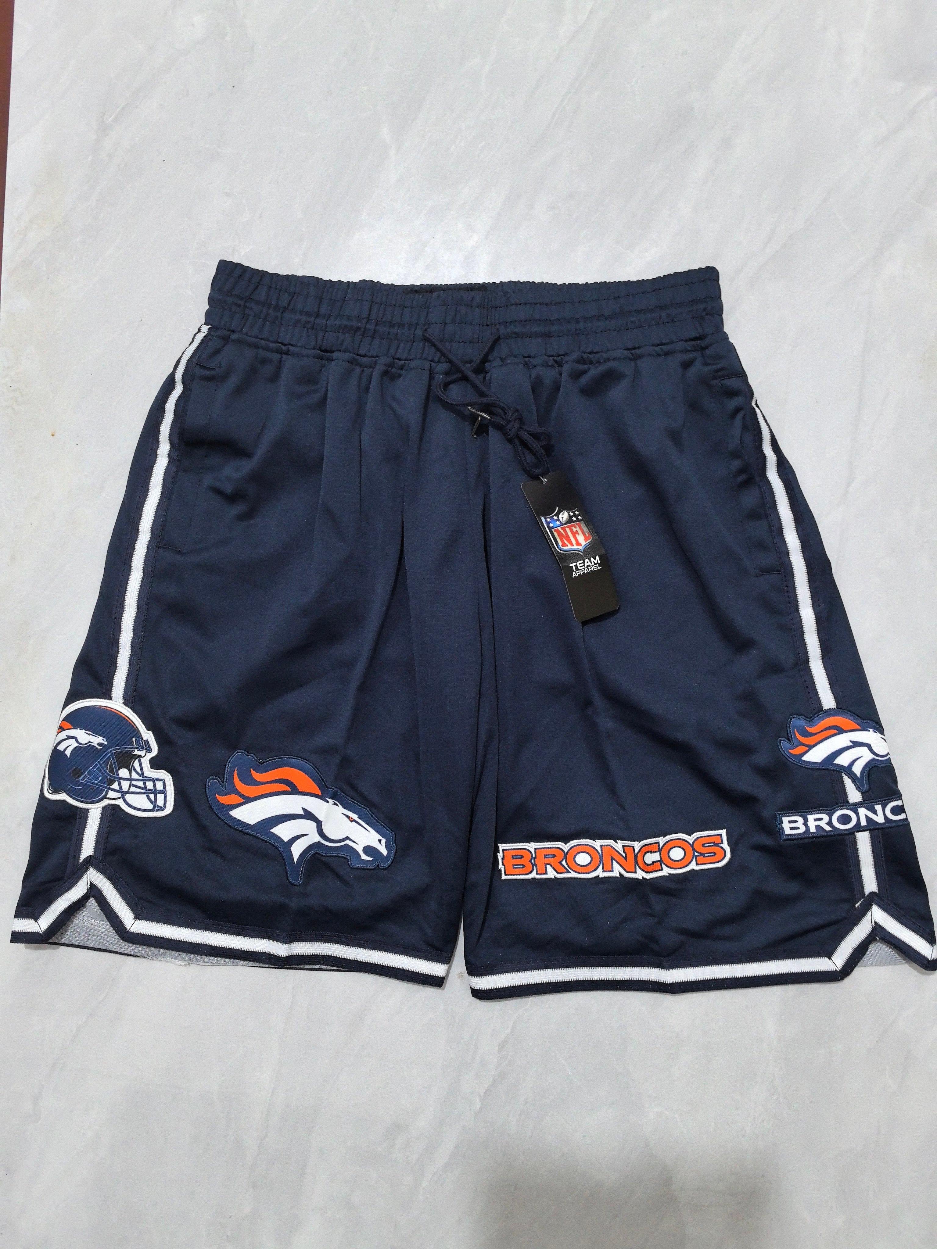 Denver Broncos dark blue pocket shorts