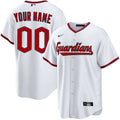 Custom Cleveland Guardians Home Jersey - White