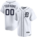 Custom Detroit Tigers Home Jersey - White