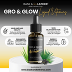 Gro & Glow Liquid Vitamins - 2 Month Supply!