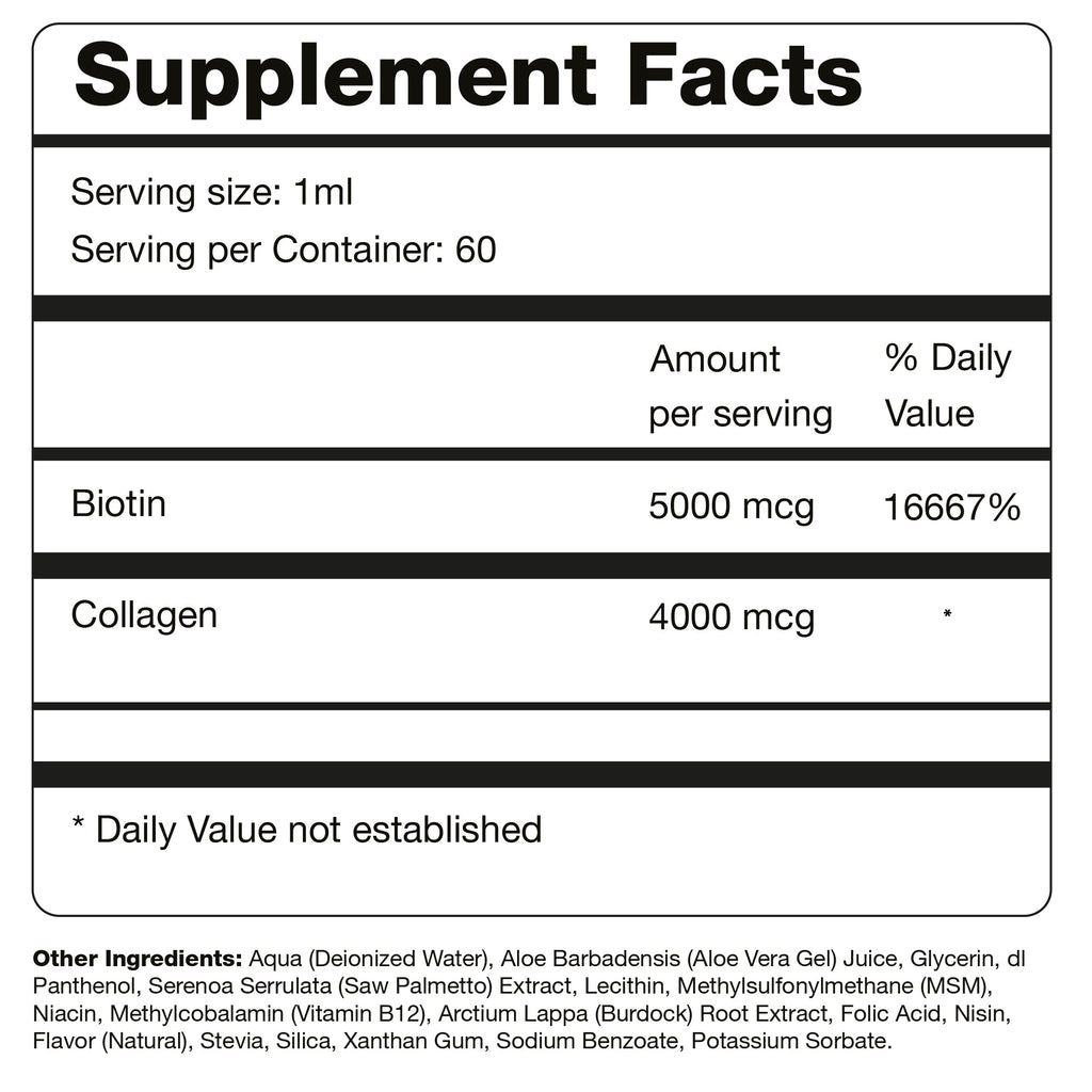 Gro & Glow Liquid Vitamins - 2 Month Supply!