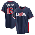 Will Smith USA Baseball 2026 World Baseball Classic Road Stadium Jersey - Navy
