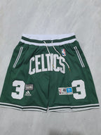 Boston Celtics Green Retro Pocket Shorts