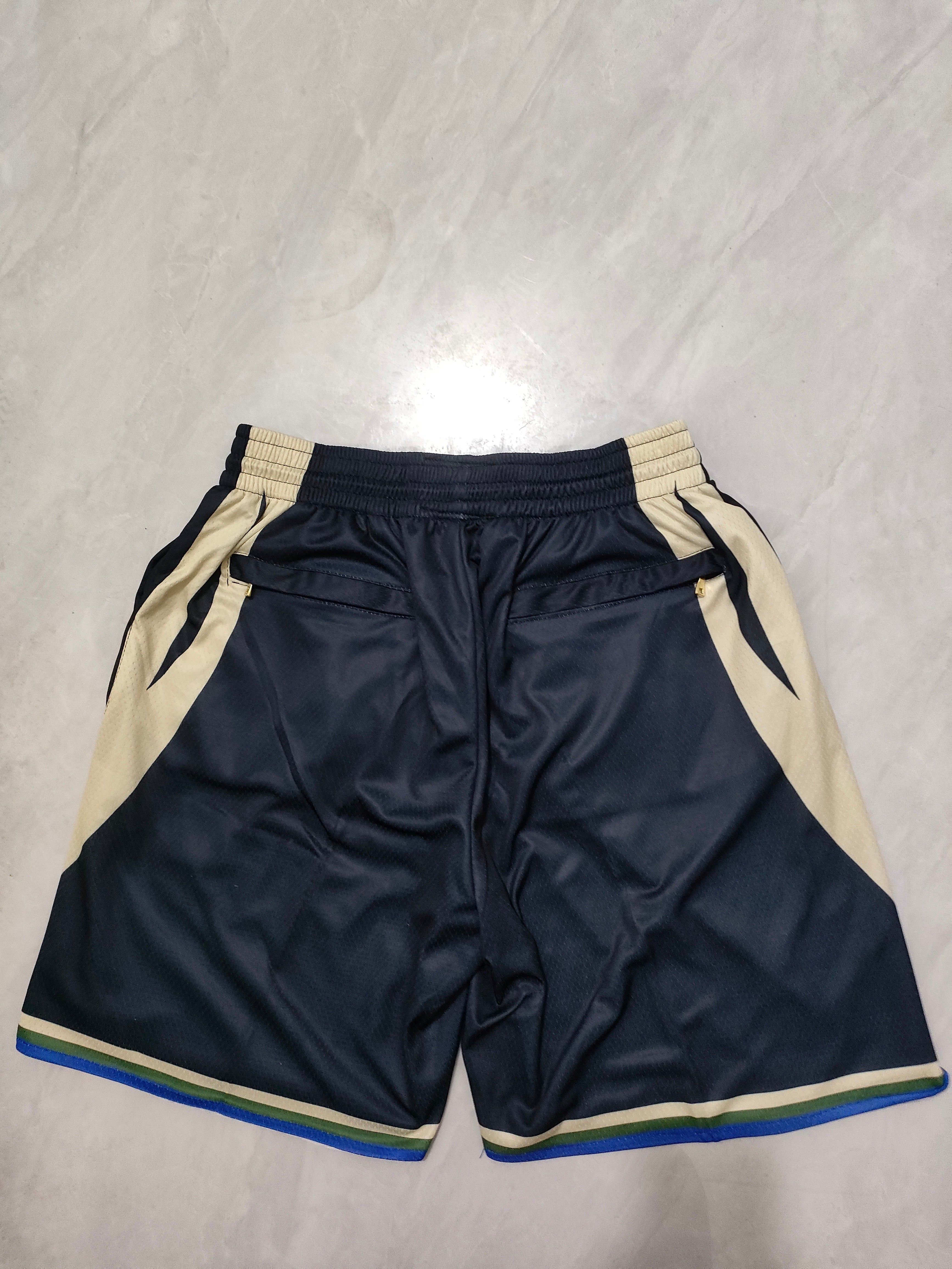 Milwaukee Bucks Black Statement Edition Pocket Shorts