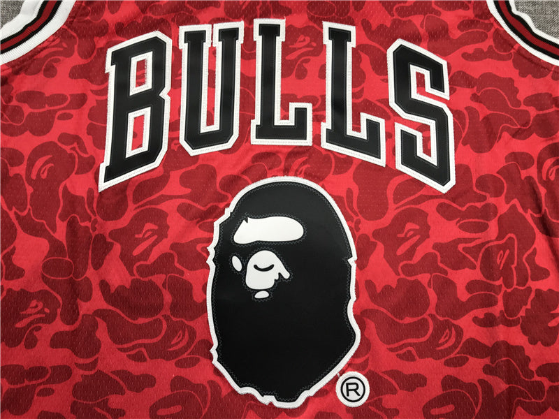 Chicago Bulls BAPE #93 1996-97 Throwback ― Embroidered
