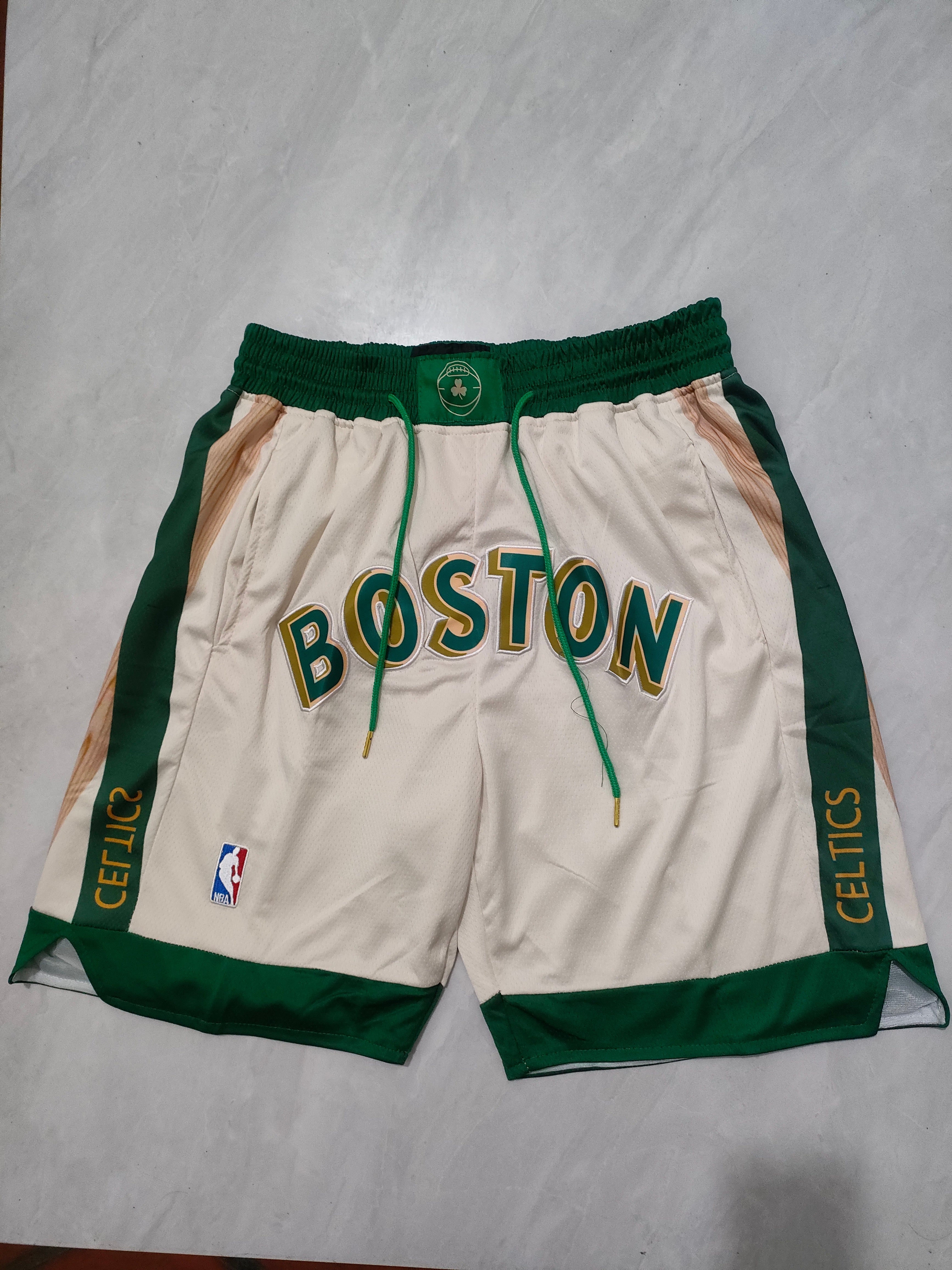 Boston Celtics Off-White City Edition Pocket Shorts