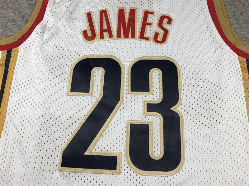 Cleveland Cavaliers LeBron James #23 Throwback - Embroidered Jersey