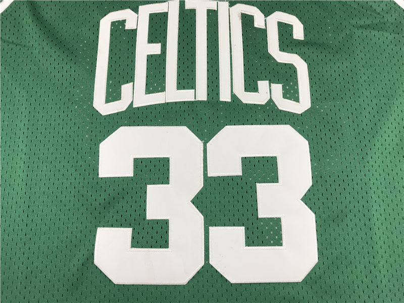 Boston Celtics Larry Bird #33 1985-86 Throwback ！ Embroidered Jersey