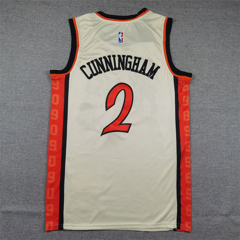 Detroit Pistons Cade Cunningham #2 2025 City Edition Swingman Jersey ！ Embroidered