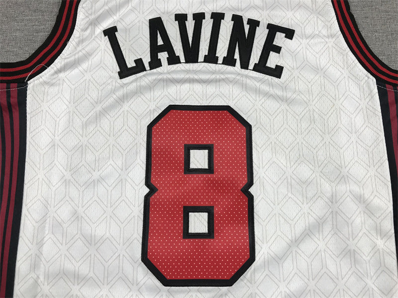 Chicago Bulls Zach LaVine #8 2023 City Edition Swingman Jersey � Embroidered
