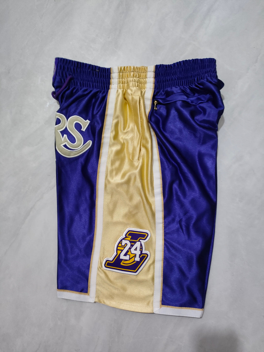 Los Angeles Lakers Kobe Hall of Fame Purple Pocket Shorts