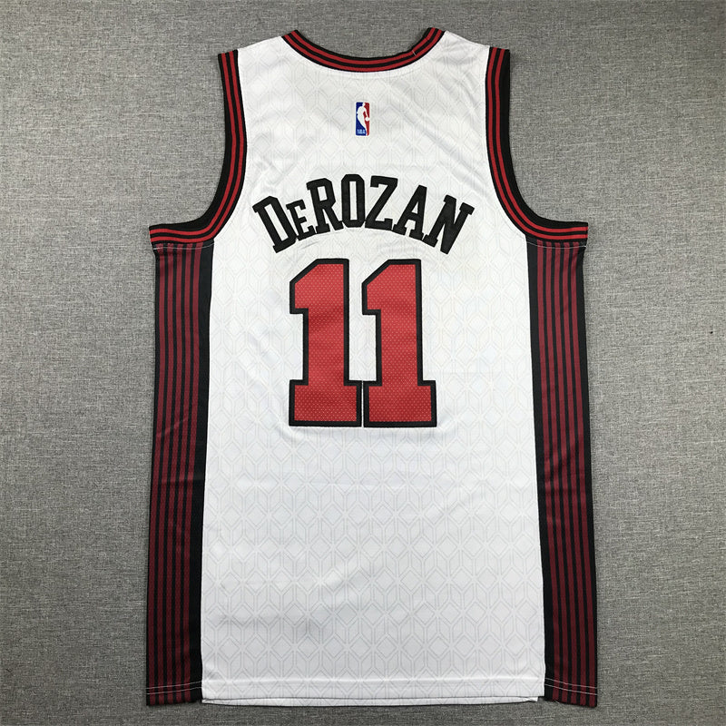 Chicago Bulls DeMar DeRozan #11 2023 City Edition Swingman Jersey ！ Embroidered
