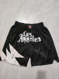 Los Angeles Clippers Black Statement Edition Pocket Shorts