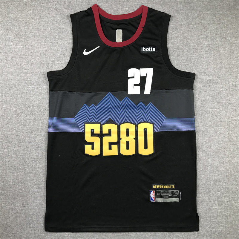Denver Nuggets Jamal Murray #27 2024 City Edition ！ Embroidered Jersey