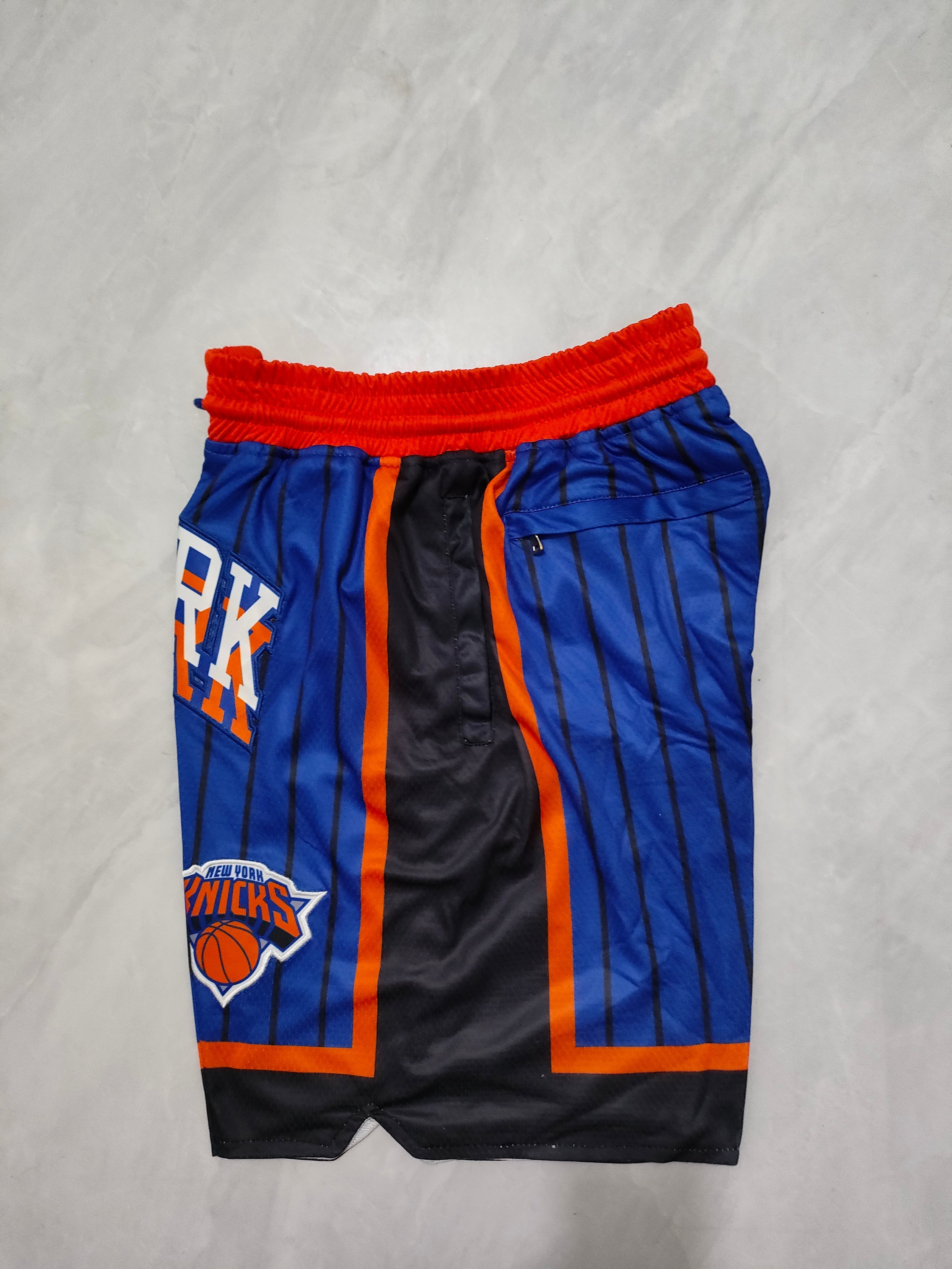 New York Knicks Blue City Edition Pocket Shorts
