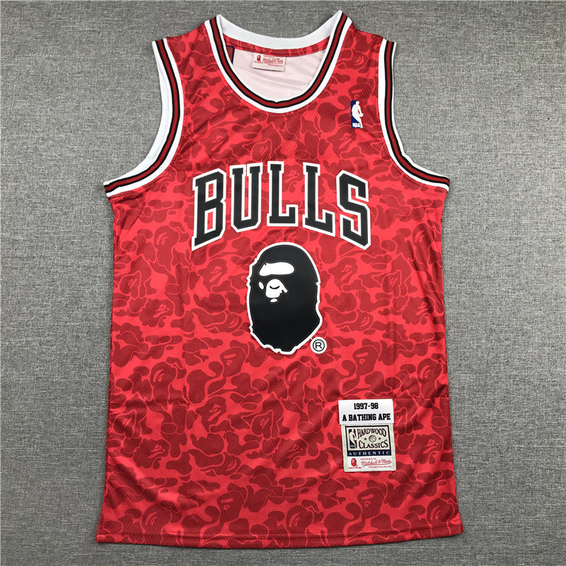 Chicago Bulls BAPE #93 1996-97 Throwback ― Embroidered