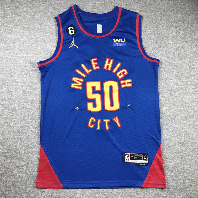 Denver Nuggets Aaron Gordon #50 2023 City Edition � Embroidered Jersey