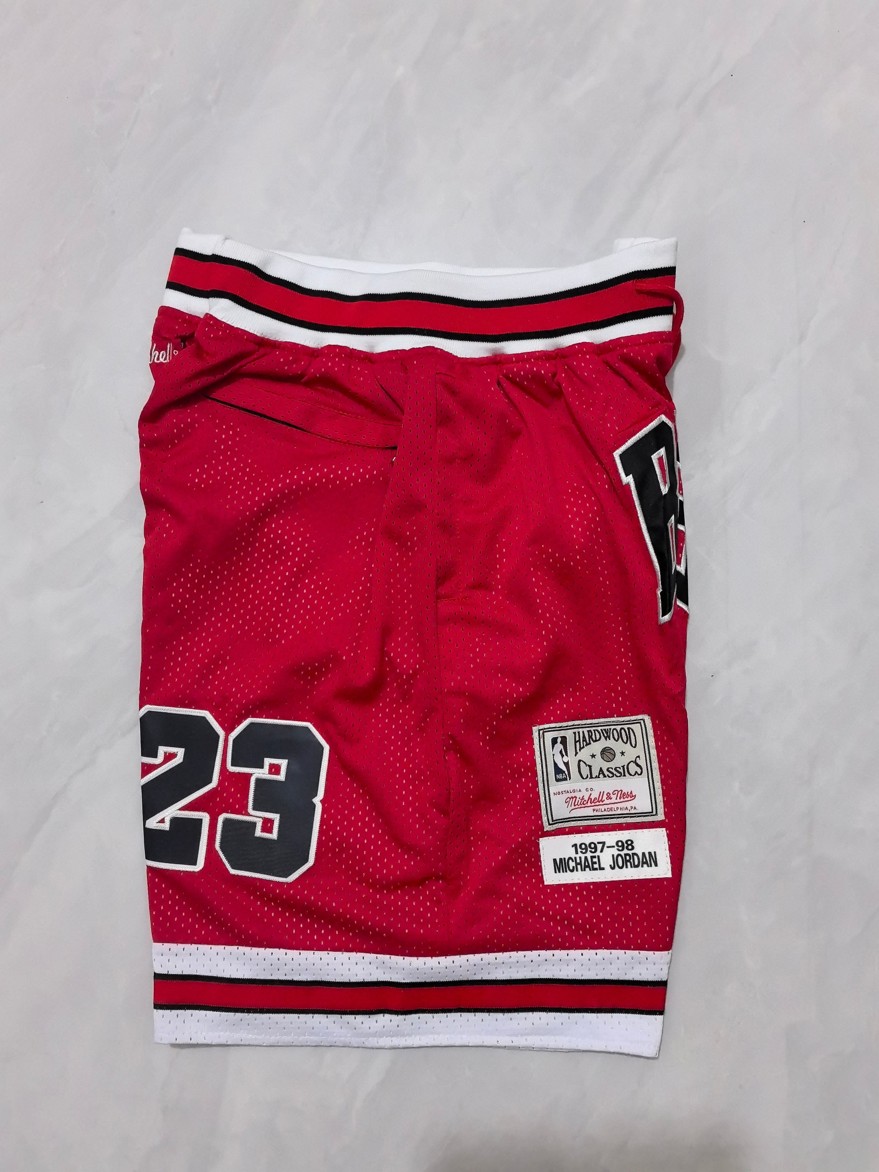 Chicago Bulls Red Retro Pocket Shorts