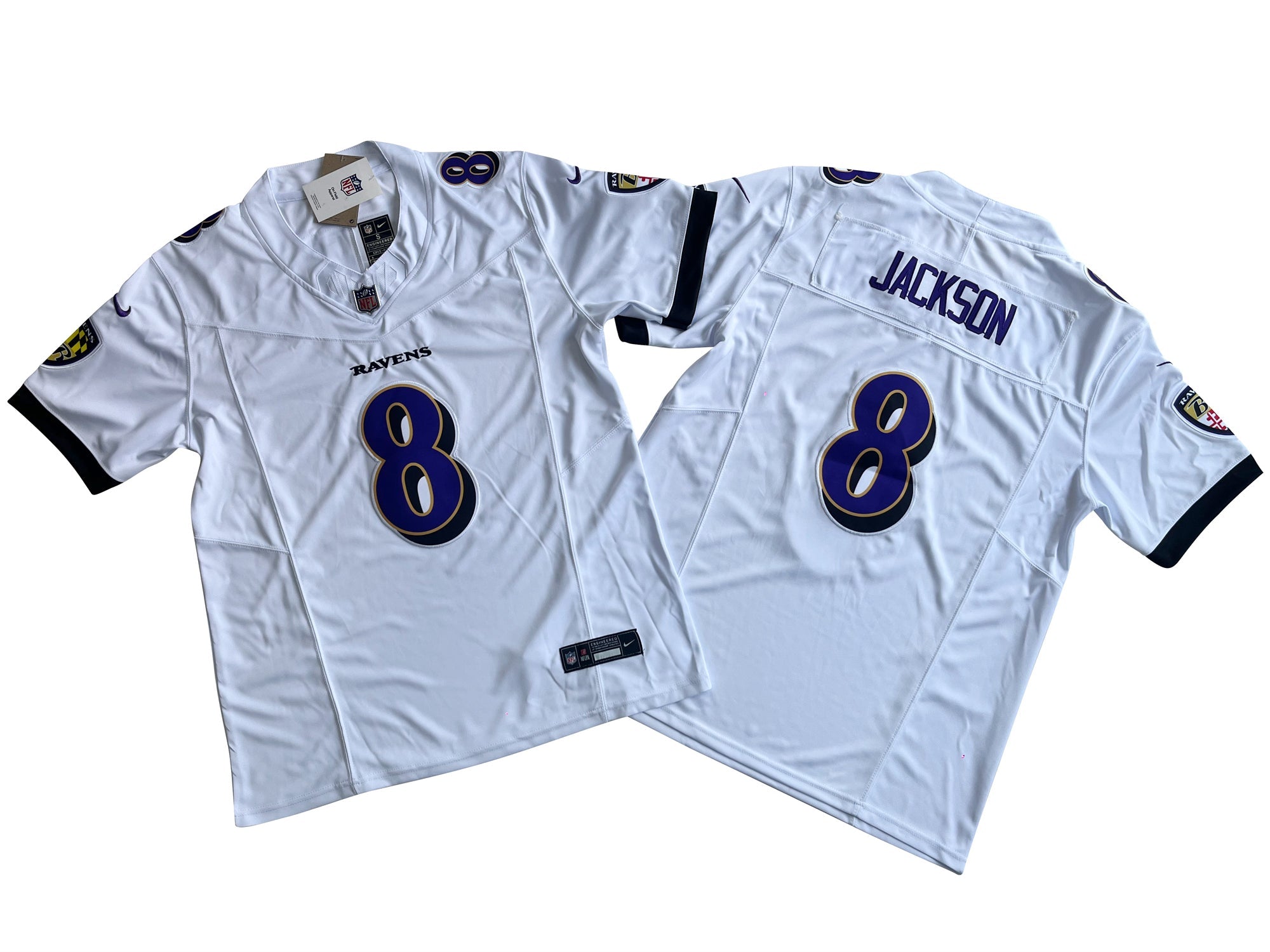Baltimore Ravens 8# Lamar Jackson  Vapor F.U.S.E. Limited Jersey