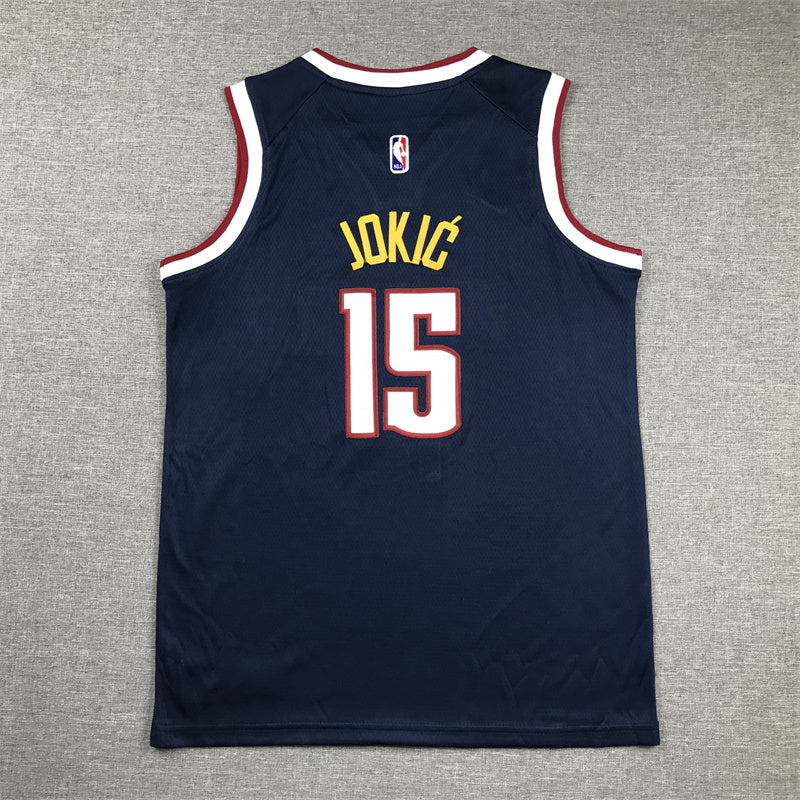 Youth Nikola Joki? Denver Nuggets #15  Embroidered  Jersey