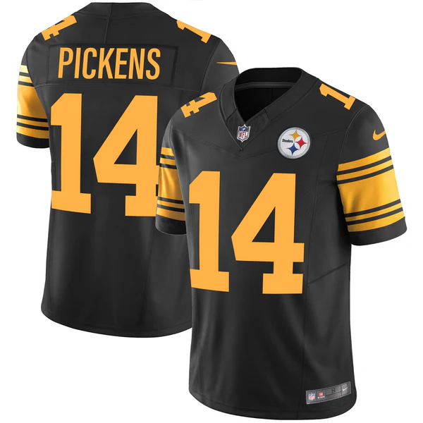 George Pickens #14 Pittsburgh Steelers Black Game Jersey
