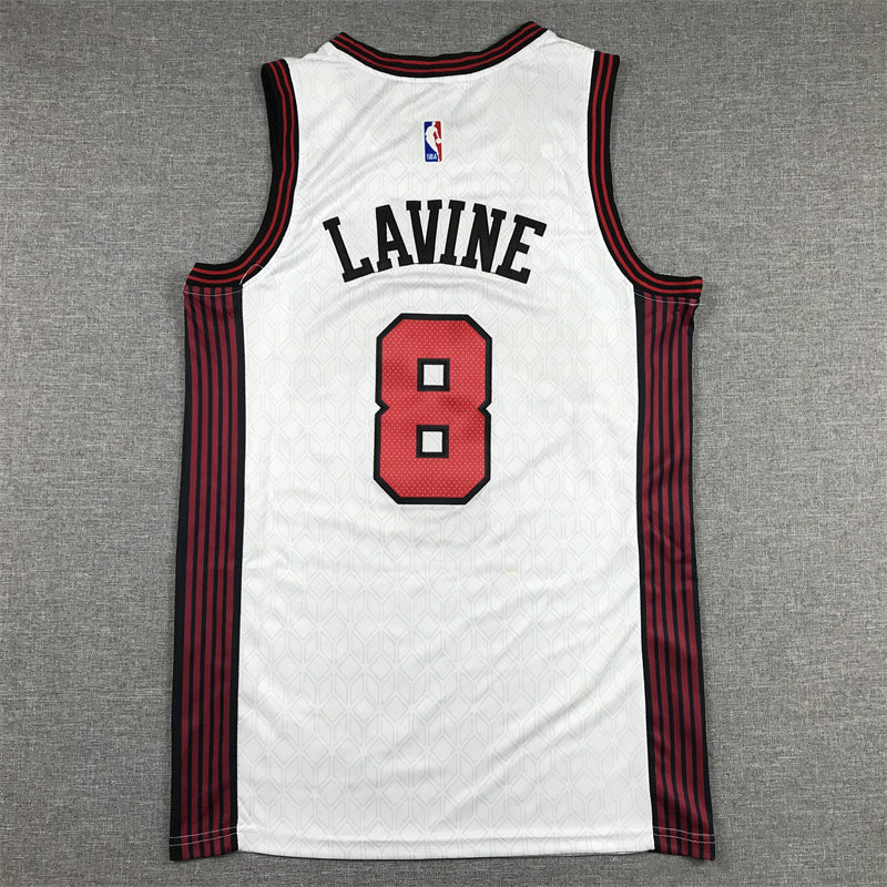 Chicago Bulls Zach LaVine #8 2023 City Edition Swingman Jersey � Embroidered